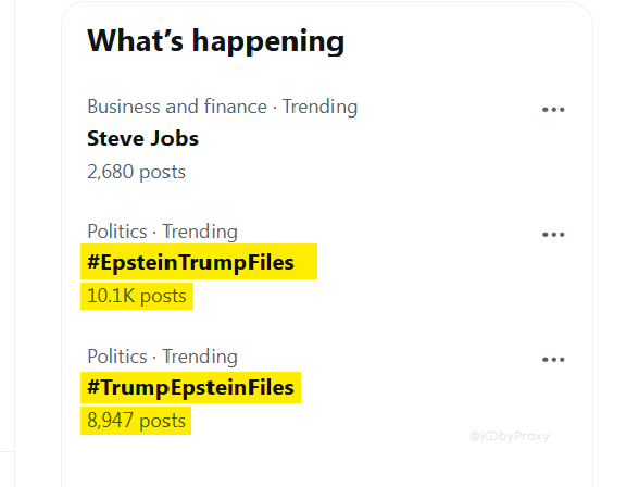 Even with Epstein dead, signs of their competition continue.

#EpsteinTrumpFiles #TrumpEpsteinFiles 
#Trump