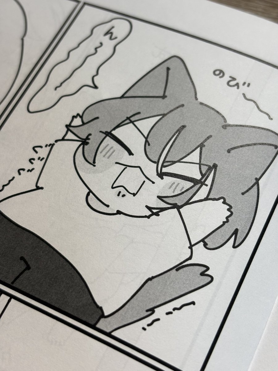 Mat_hWxS's tweet image. 明日（今日）のコピ本です！
子ねこのるい、３作品目です🐱🎈
今回既刊は持ち込みませんが毎度の事ながら話は繋がってないので全然単体で読めます！
頭を空っぽにして読んでください
4枚目は目印でスペースに貼り付けます🙌🏻
よろしくお願いします！