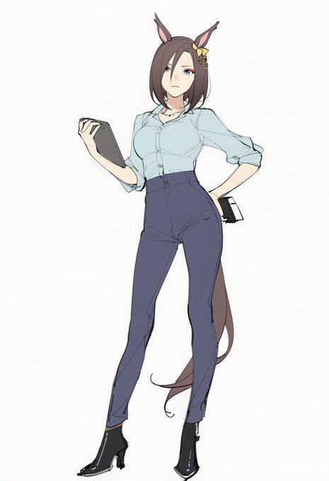 #ウマ娘falloutダービー 
エアグルーヴ リベットシティの副市長。「リベットシティの三本柱」などと呼ばれるうちの一人。こちらも負けじとカルマが高く、花が好きなのでいつか荒廃した大地に庭園を造るのが夢。既婚者であり、子供に対してはデレデレだが旦那には割と対応が厳しい(それも愛らしい) 