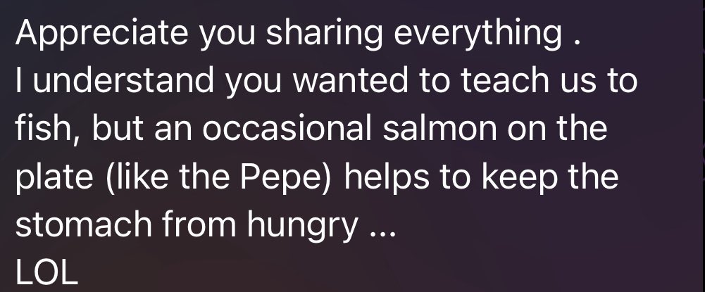 These messages mean more to me than any PnL ever could.

Profits fade. Charts reset. But knowing that my work actually helps people trade better, stay disciplined, and keep their emotions in check… that’s priceless.

That’s the real reward.
Not the money. Not the hype.
Impact.