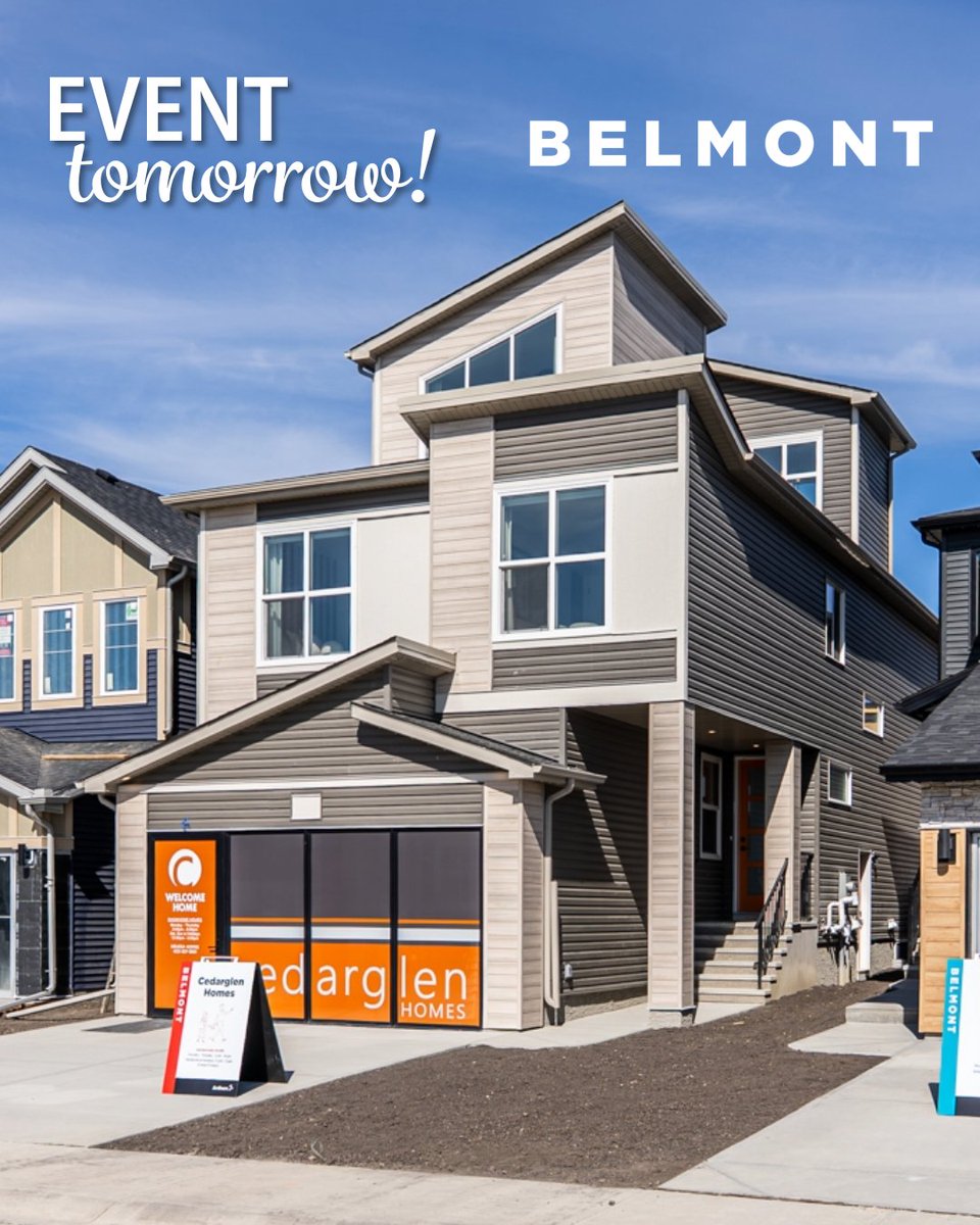 Enter to win a $200 gift card! Join us on August 16 from 12–5PM in Belmont to tour our new showhome &amp; explore our quick possessions. Discover what makes Belmont such a special place! See you at 27 Belmont Place SW, Calgary👋
#CedarglenHomes #BelmontYYC #SWYYC #ThingsToDoinYYC