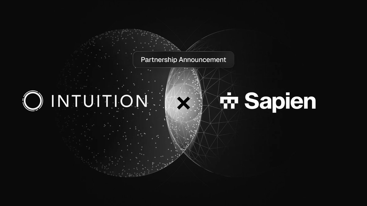 What if millions of verified human minds could train AI — and every contribution was provable, portable, and rewarded?

That future just got closer.

We’re partnering with <a href="/JoinSapien/">JoinSapien</a> to merge verifiable knowledge with provable reputation 👇