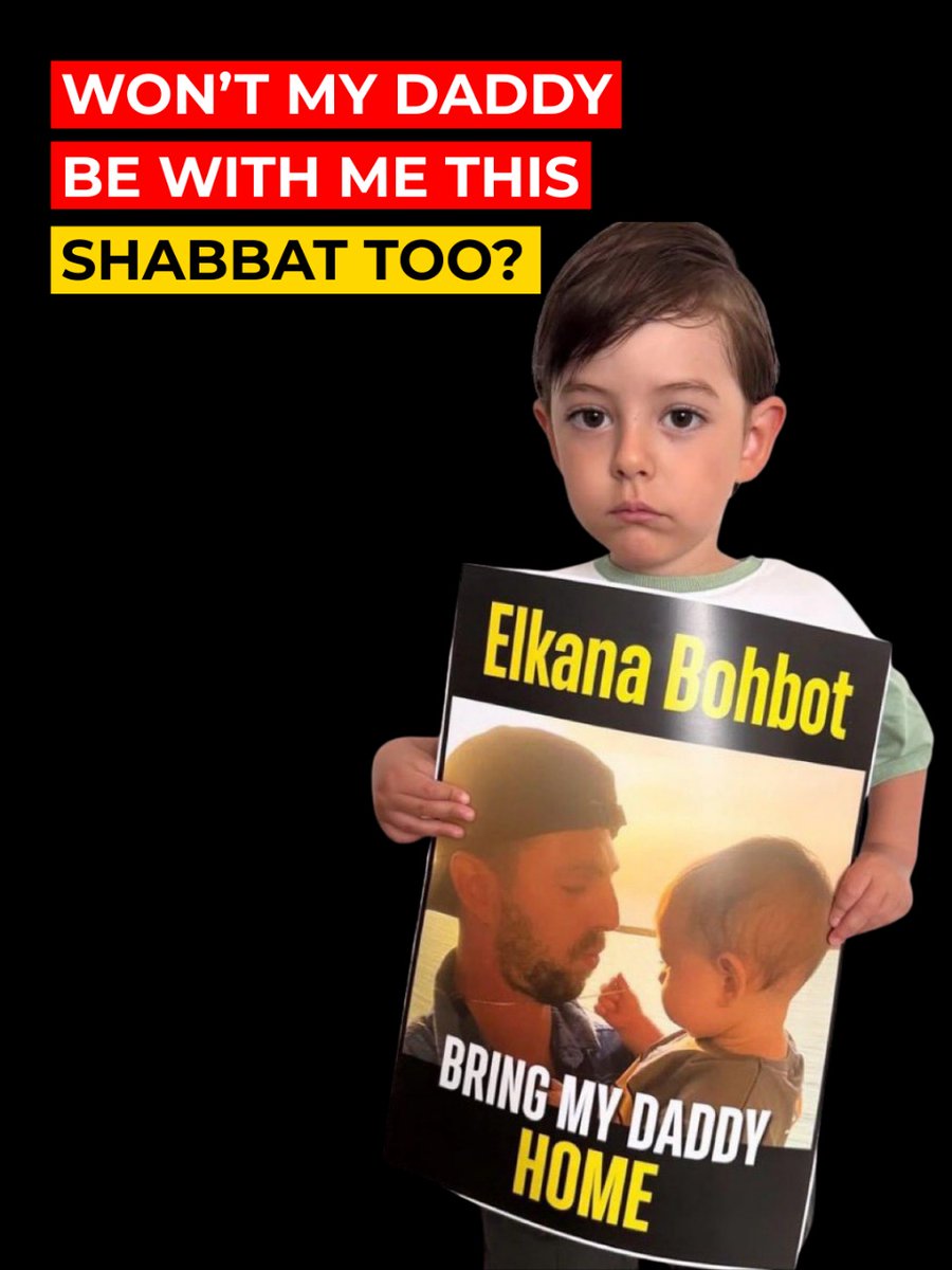 bringelkanahome's tweet photo. Every day my son asks, “When will daddy come home?”
“Mama, will daddy be with us this Shabbat?”

I have no answer… only a breaking heart.
Please, bring Elkana home now. 💛🎗️

Bring Them All Home. Now 🎗️ https://t.co/iekoTI68JN