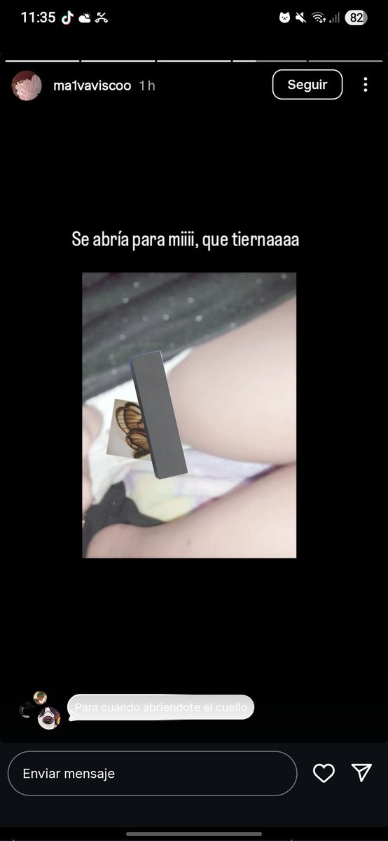 Hola, hace poco Maxi subió a sus historias una supuesta foto de las partes íntimas de su heermana, esto ha generado un debate sobre si estás fotos son de una muñeca o es real (yo por lo visto, se ve real). De todos modos, sea o no una mentira, no deja de ser ENFERMO lo que hace