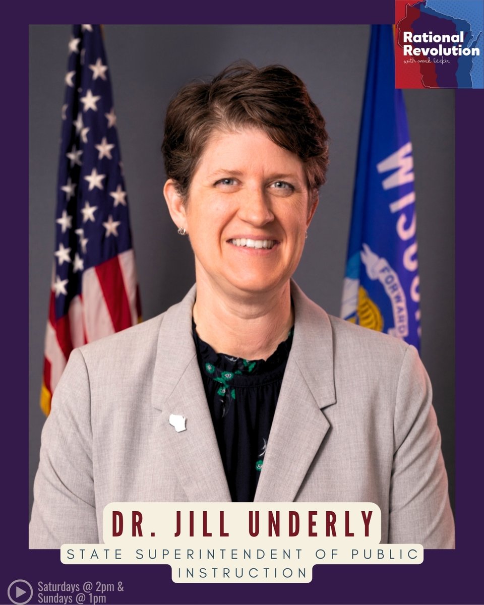 🇺🇸 This week, <a href="/DrJillUnderly/">Dr. Jill Underly, WI State Superintendent</a> talks DPI changes, new support for learning disabilities, and why school funding is “running on fumes.”

Host <a href="/markbecker26/">Mark Becker</a> shares about growing up with ADHD and why today’s education system gives him hope.

🎧Listen here ⬇️
civicmedia.us/shows/rational…