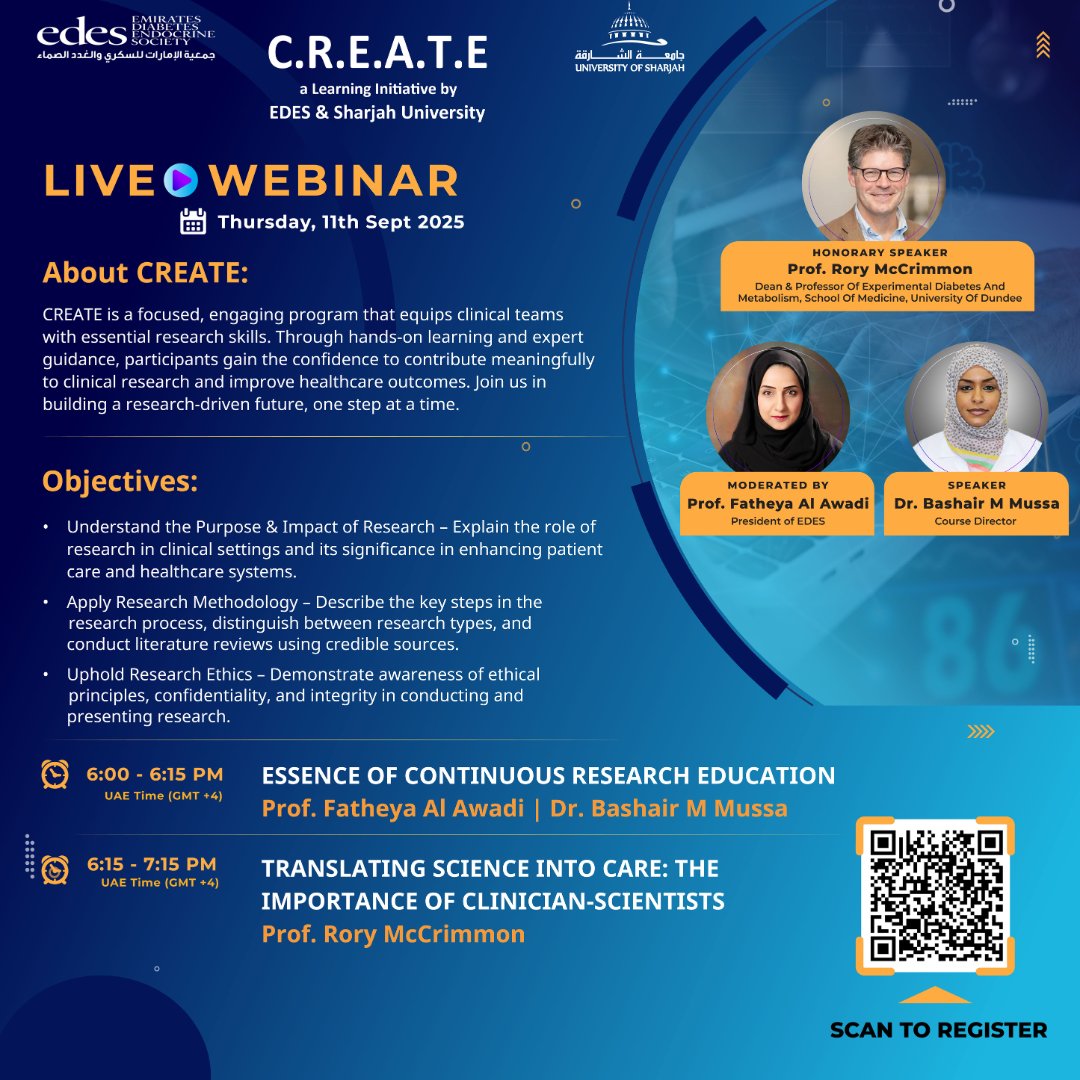 𝐉𝐨𝐢𝐧 𝐮𝐬 𝐟𝐨𝐫 𝐭𝐡𝐞 𝐅𝐢𝐫𝐬𝐭 𝐒𝐞𝐬𝐬𝐢𝐨𝐧 𝐨𝐟 𝐭𝐡𝐞 𝐂.𝐑.𝐄.𝐀.𝐓.𝐄 𝐏𝐫𝐨𝐠𝐫𝐚𝐦

📅 𝐃𝐚𝐭𝐞: 11th September
🕕 𝐓𝐢𝐦𝐞: 6:00 PM to 7:15 PM (UAE Time GMT +4)
👉𝐑𝐞𝐠𝐢𝐬𝐭𝐞𝐫 𝐧𝐨𝐰: lnkd.in/dzhrjfeN