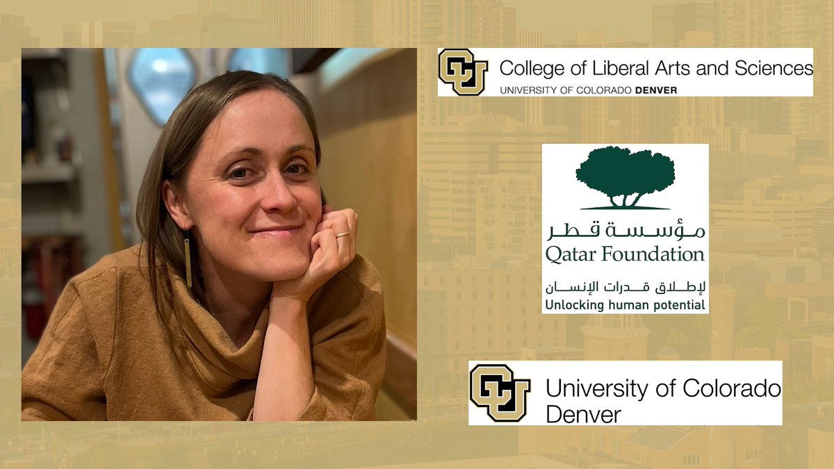 CU Denver Research (@cudenresearch) on Twitter photo Dr. @lizzhuntley, Instructor in Dept. of Modern Languages, is funded by the Qatar Foundation <a href="/QF/">Qatar Foundation</a> for work in investigating the efficacy of a multiglossic phonics approach in developing early reading skills. <a href="/CUDenverCLAS/">CU Denver CLAS</a> #ElevateResearch Dr. @lizzhuntley, Instructor in Dept. of Modern Languages, is funded by the Qatar Foundation <a href="/QF/">Qatar Foundation</a> for work in investigating the efficacy of a multiglossic phonics approach in developing early reading skills. <a href="/CUDenverCLAS/">CU Denver CLAS</a> #ElevateResearch