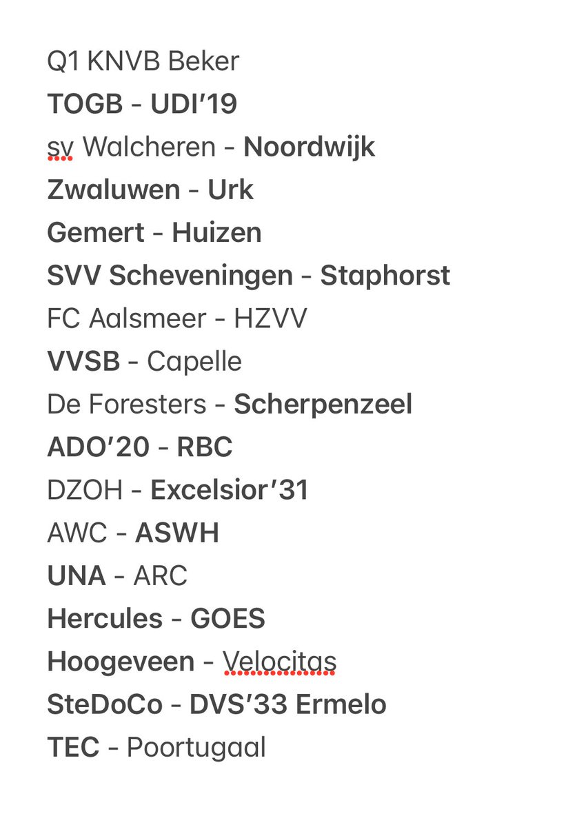 Halverwege
#KNVbBeker #loting