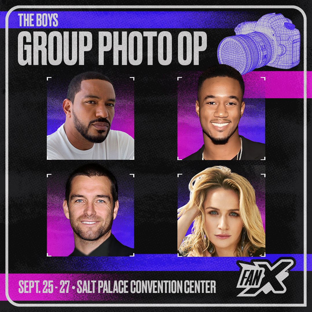 📸 Photo ops are now available with Shanetl VanSanten, Ke Quan, Danny Elfman, and NEW group ops for Beetlejuice and The Boys.

🌟 Get your professional photo taken with your favorite celebrity guest at FanX Salt Lake Comic Convention, September 25th-27th: bit.ly/46uKFj