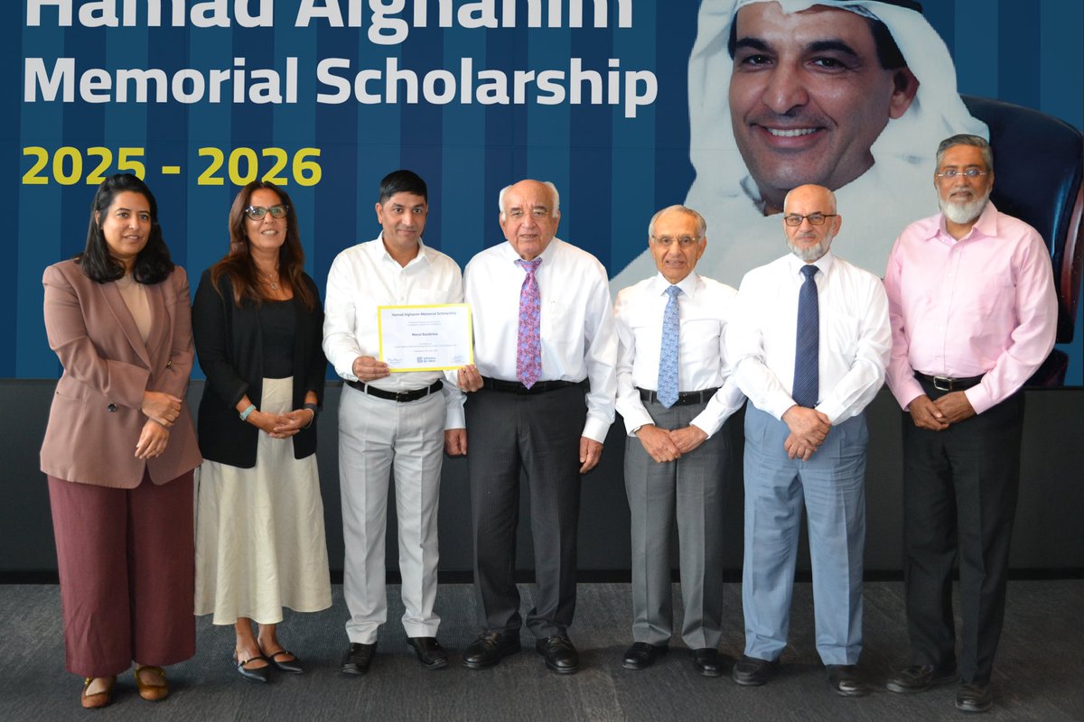 GulfConsult's tweet photo. We are proud to announce the recipients of the Hamad Alghanim Memorial Scholarship for the academic year 2025–2026! https://t.co/HxqKiVXFae