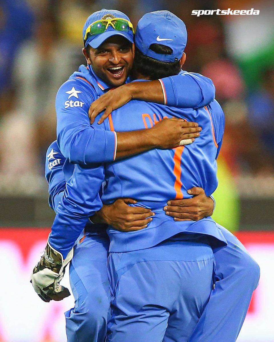 Sportskeeda's tweet image. Two legends, one bond! ❤️🇮🇳

MS Dhoni &amp;amp; Suresh Raina — best friends on and off the field, retiring together and leaving a lifetime of memories. ✨🤩

#SureshRaina #MSDhoni #Retirement #India #Sportskeeda