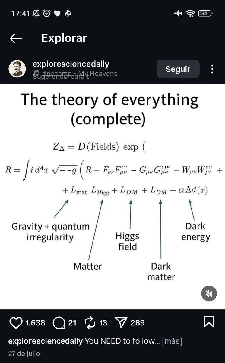 OfficialNabla's tweet image. Esto que cojones se supone q es le falta un término +AI por ahí pa q sea renormalizable