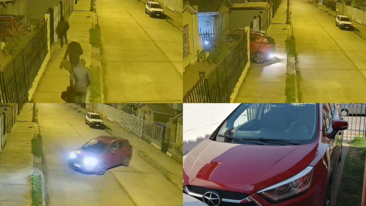 [Video] Grupo de sujetos roba vehículo en solo segundos desde vivienda en sector Barrio Universitario miradiols.cl/2025/08/15/vid…
