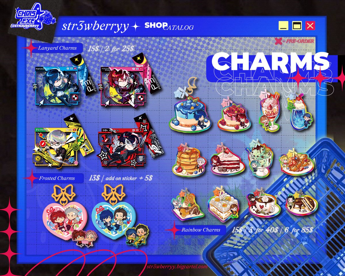 str3wberryy's tweet photo. [ SHOP CATALOG 🍓 ] 
 
My previous &amp; new merch will be available!

🗓️ Opens AUG 17 @ 12 PM CST ✨ https://t.co/TN4PM7q1bF