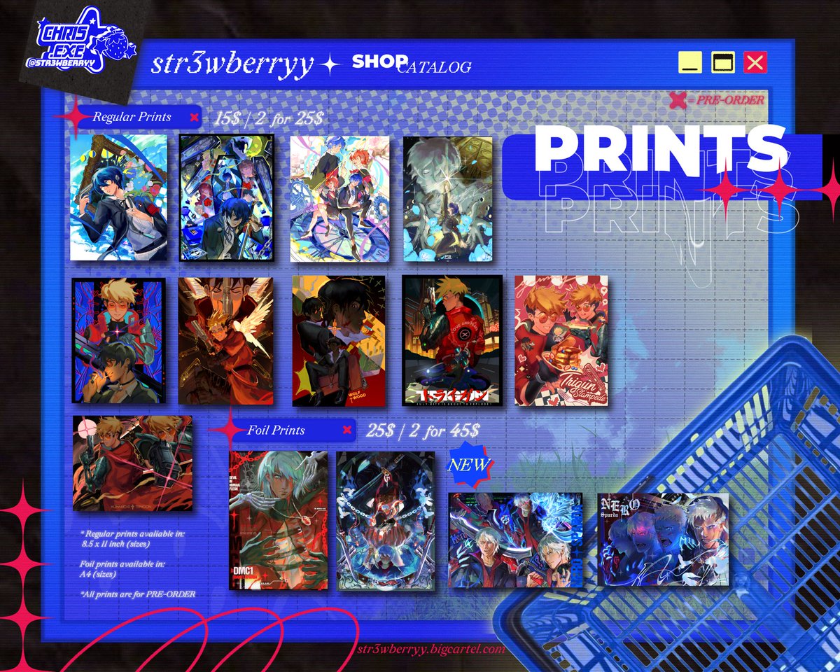 str3wberryy's tweet photo. [ SHOP CATALOG 🍓 ] 
 
My previous &amp; new merch will be available!

🗓️ Opens AUG 17 @ 12 PM CST ✨ https://t.co/TN4PM7q1bF