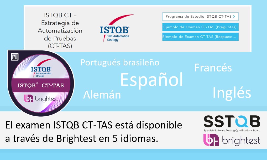 SSTQB_es's tweet image. ¡Grandes noticias! 🎉

El @SSTQB se enorgullece de anunciar el lanzamiento del nuevo temario y los exámenes de muestra de #ISTQB CTAL-TA Estrategia de Automatización de Pruebas (#TestAutomationStrategy) versión 1.0 en #español. 
#AlcanzaTuPotencial con #Brightest