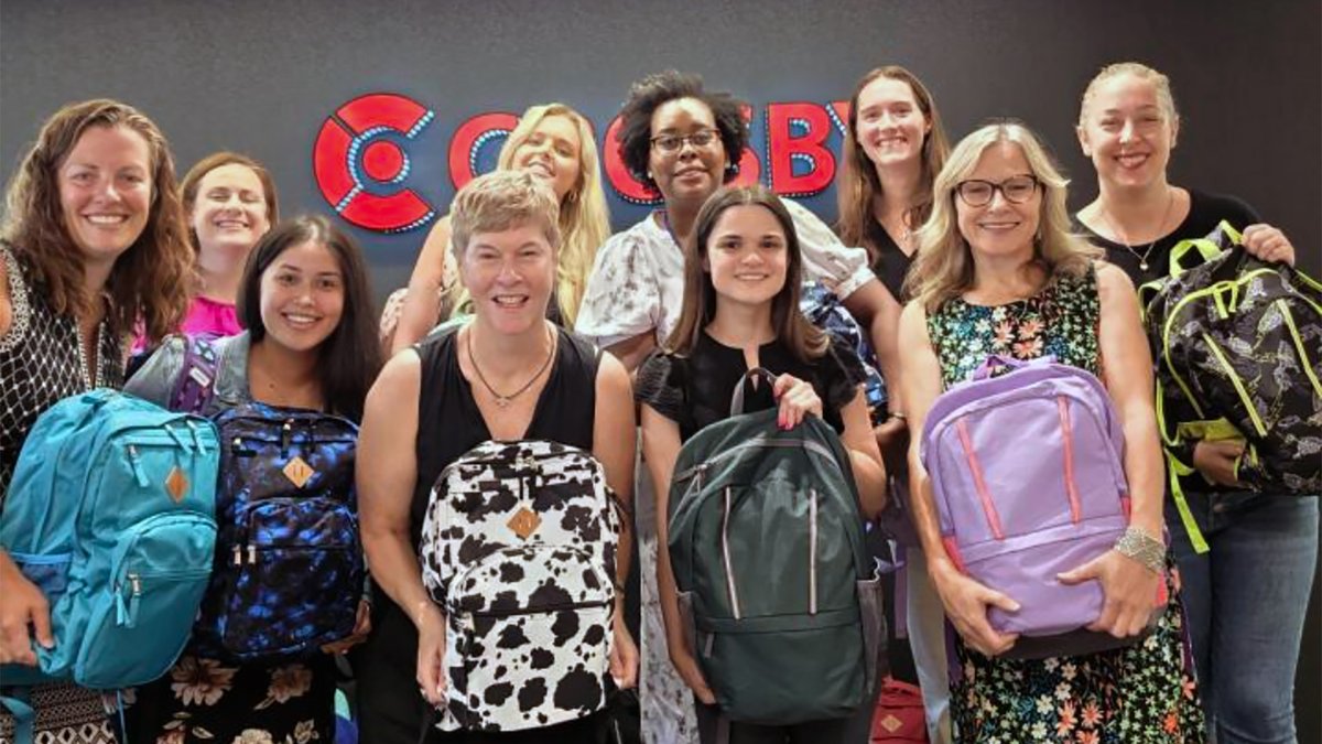 From Annapolis to DC, we’re excited to help students gear up for success with 66 backpacks full of school essentials. 📚✏️