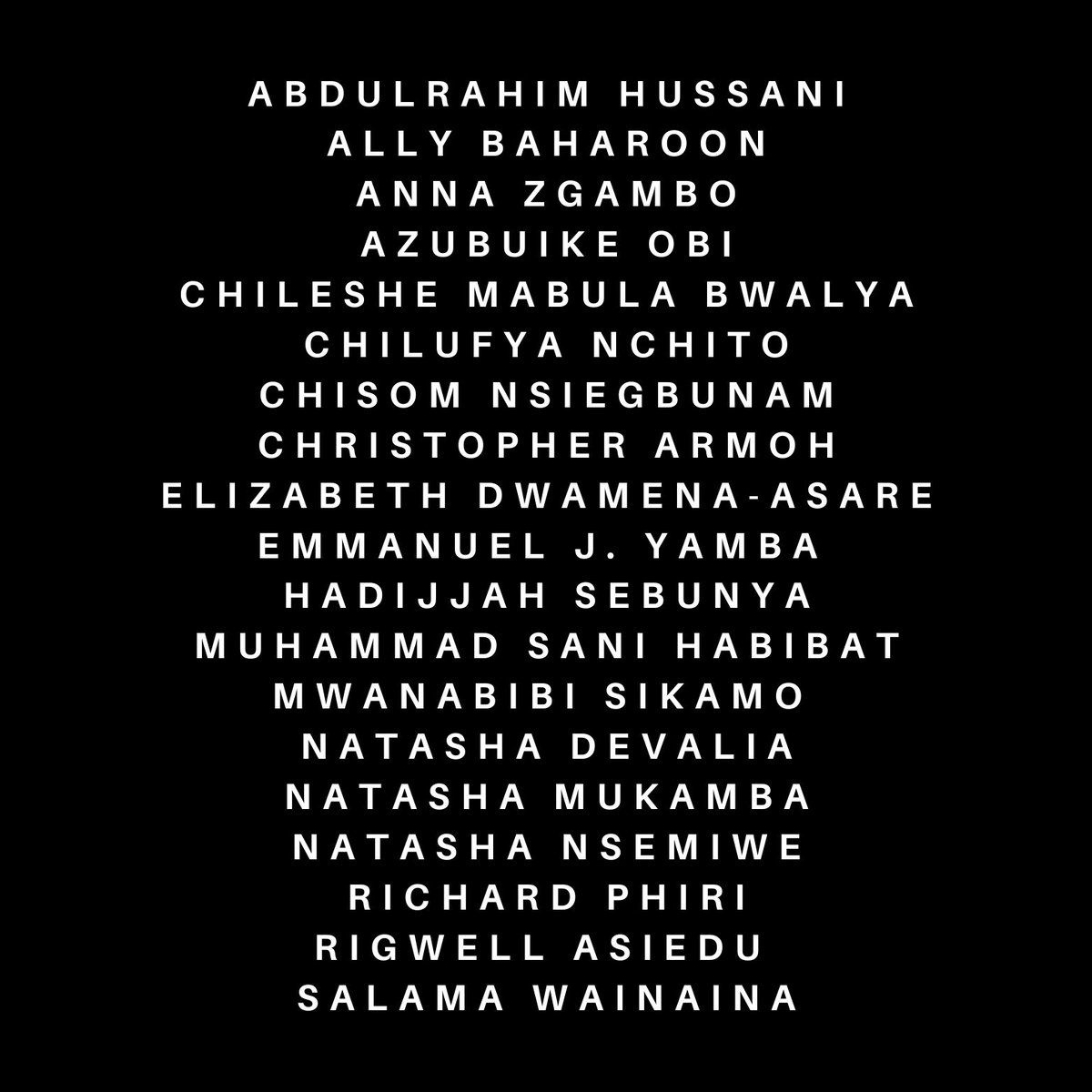 👏🏾👏🏿👏🏽 A ROUND OF APPLAUSE PLEASE 👏🏽👏🏿👏🏾
for the 19 AFRICAN WRITERS 🖋🌍 selected to attend the 2nd edition of the Ubwali Masterclasses! ✨📚

Welcome to the Ubwali Fam 🙌🏾

ubwali.com/2025-mastercla…