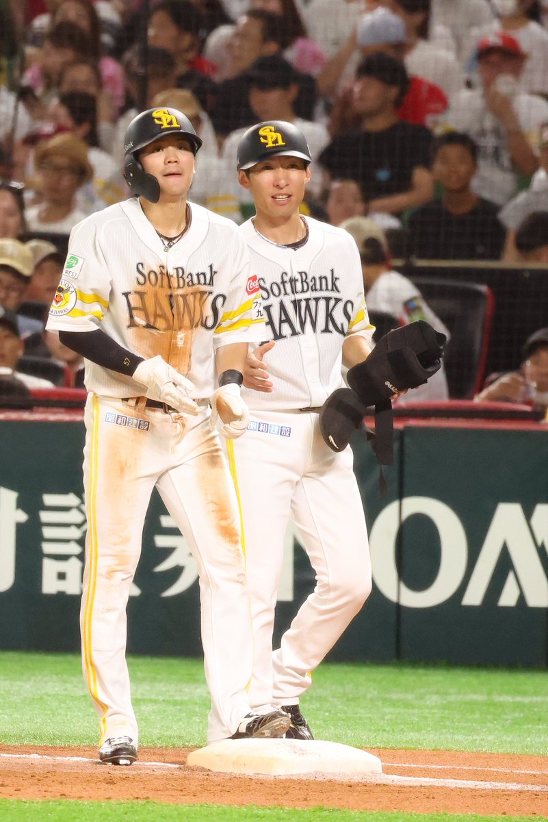 vulcan8666's tweet image. キモチがのったヘッスラ❤️‍🔥

ケガないように😅

#緒方理貢 
#7回裏
#代打
#ショート安打