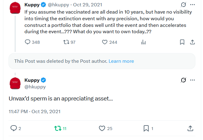 Trump wears makeup tweet media