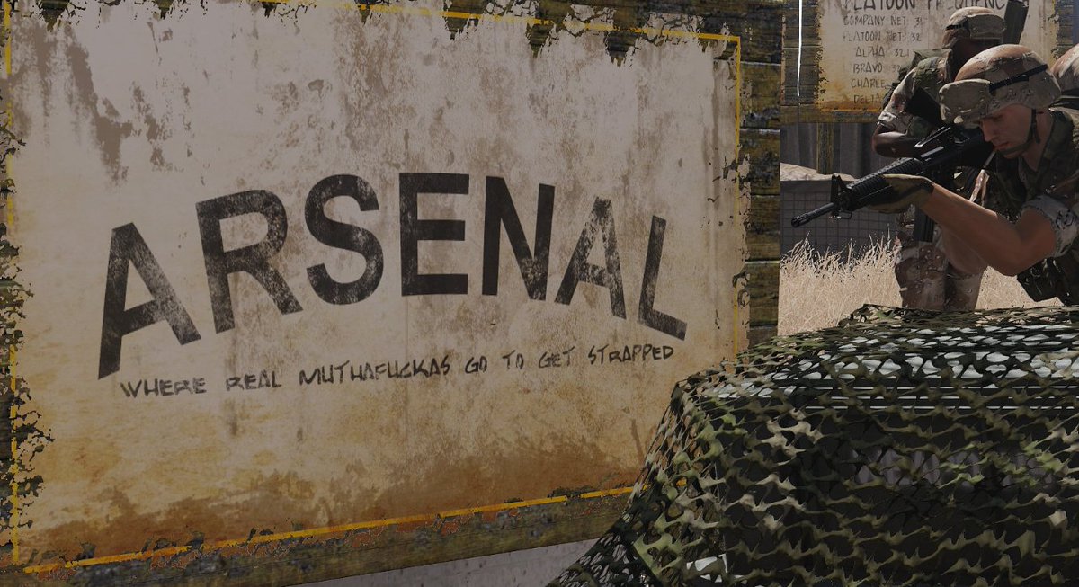 did your unit have an arsenal sign
