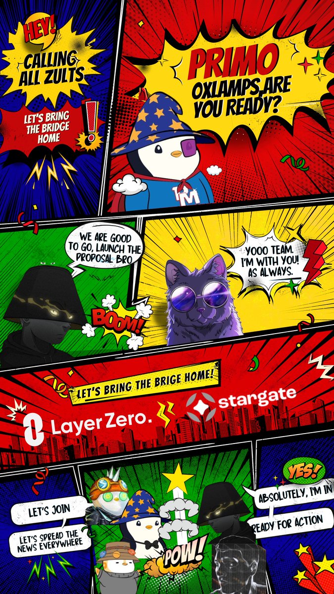 Noro (@norro_web3) on Twitter photo The time is NOW!
📢 All ZULTS, assemble!
Great things are happening behind the scenes!
👉 If you want to find out more, check out my bro <a href="/rookie_of_Ph/">Dami (the L0 guy)</a>'s tweet about it here: x.com/rookie_of_Ph/s…
In this post, I just wanted to share some graphic art in a comic style showing The time is NOW!
📢 All ZULTS, assemble!
Great things are happening behind the scenes!
👉 If you want to find out more, check out my bro <a href="/rookie_of_Ph/">Dami (the L0 guy)</a>'s tweet about it here: x.com/rookie_of_Ph/s…
In this post, I just wanted to share some graphic art in a comic style showing