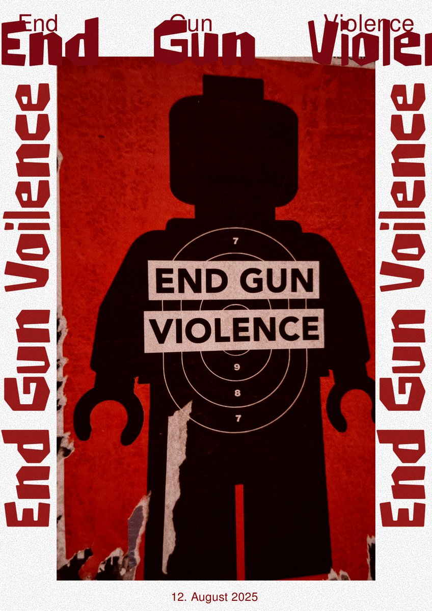 bruv1c's tweet image. Poster Design. End 🔫 violence