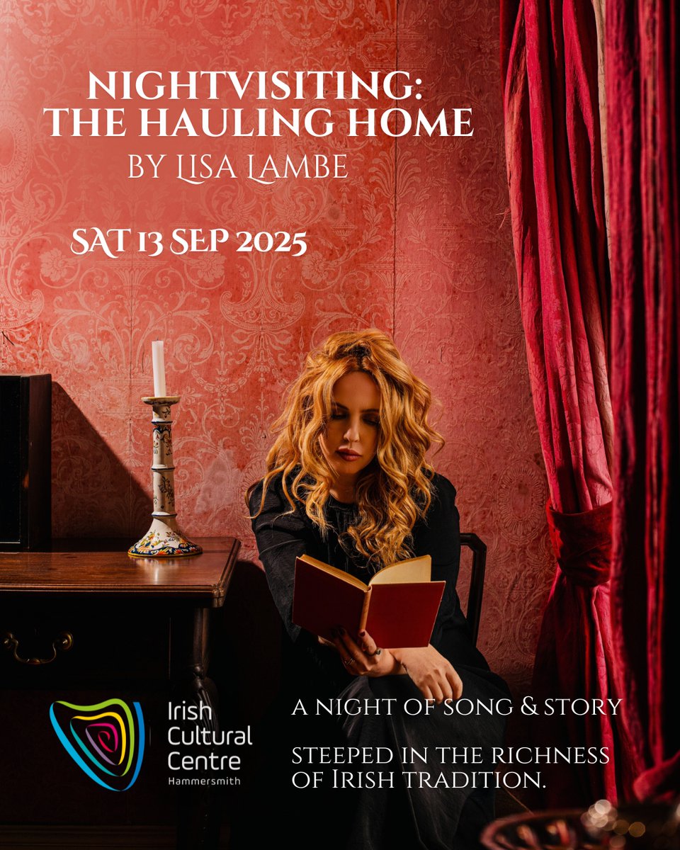 The Irish Cultural Centre (@myicclondon) on Twitter photo 🇮🇪 Step back into rural Ireland in Hammersmith!
NightVisiting: The Hauling Home with Lisa Lambe – music, song & story celebrating the tradition of welcoming a bride home with music & dancing.
🗓️Sat 13 Sept 2025
irishculturalcentre.ticketsolve.com/ticketbooth/sh… #IrishMusic #IrishInLondon #LiveMusic 🇮🇪 Step back into rural Ireland in Hammersmith!
NightVisiting: The Hauling Home with Lisa Lambe – music, song & story celebrating the tradition of welcoming a bride home with music & dancing.
🗓️Sat 13 Sept 2025
irishculturalcentre.ticketsolve.com/ticketbooth/sh… #IrishMusic #IrishInLondon #LiveMusic