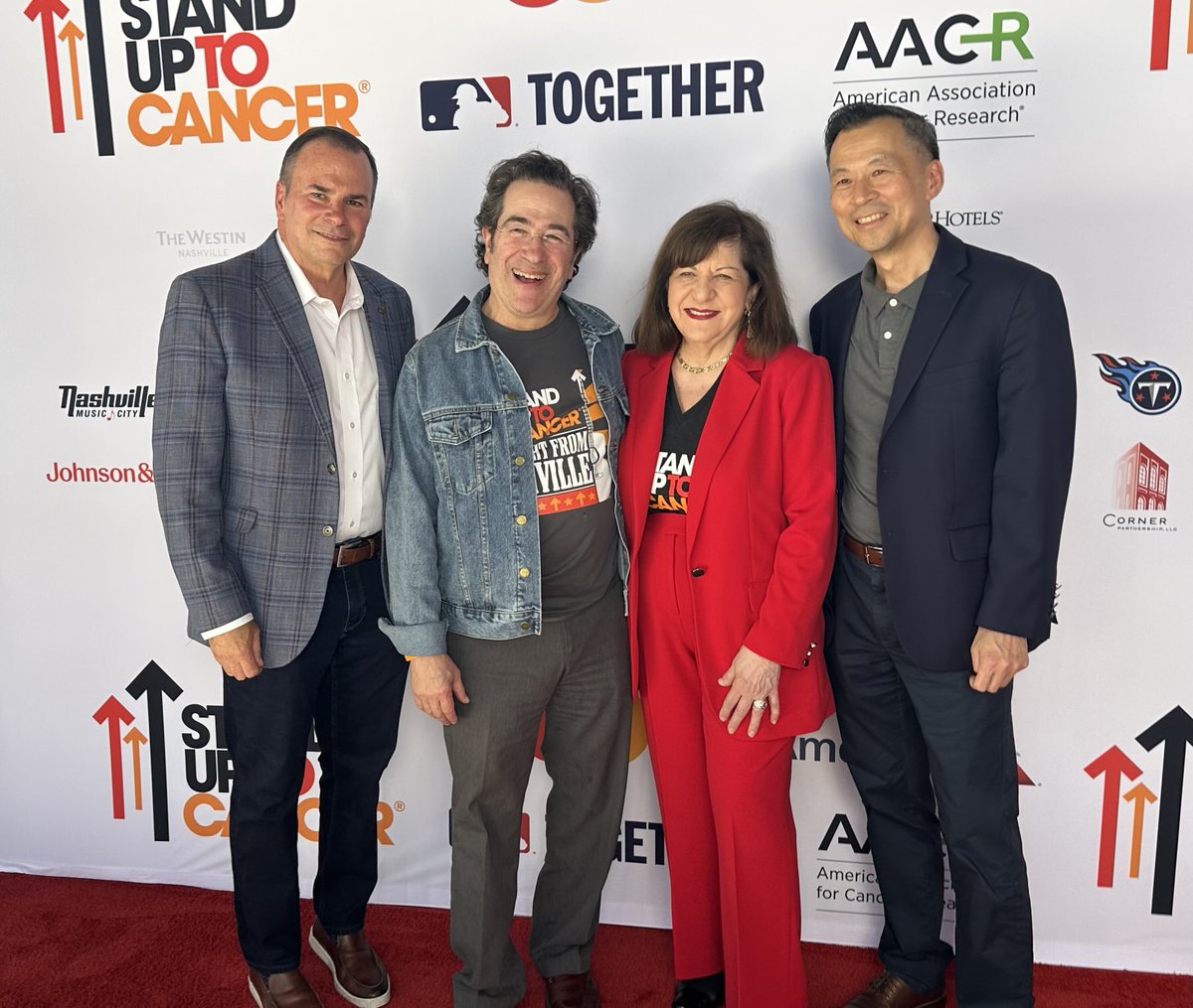 Thanks to my colleagues ⁦<a href="/SU2C/">Stand Up To Cancer</a>⁩ for the invitation to their fundraising telecast taping in Nashville.  The show airs tonight August 15 on all major networks. The ⁦<a href="/AACR/">AACR</a>⁩ is the proud Scientific Partner of #SU2C.  #CancerResearch Saves Lives.