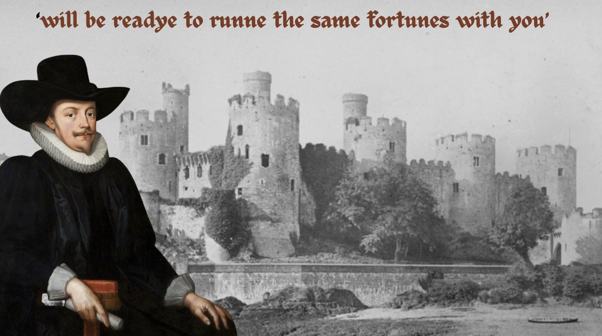 📅24 April 1646. Archbishop John Williams writes to Sir John Owen at Conwy Castle, #Wales:
'be confident that I love and honour you, and if you please to believe it, with the best understanding that God hath given me will be readye to runne the same fortunes with you in this