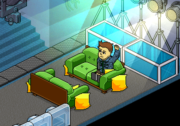 BetterColeslaw's tweet photo. My favourite Habbo memory? Minting my old club sofas as a Habbo Collectible! Happy Birthday Habbo! #Habbo25 #Habbo https://t.co/U41K9ymiJ4