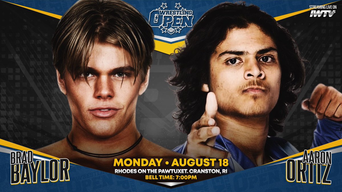 Wrestling Open (@wrestlingopen) on Twitter photo Shooter Boys have never beaten Swipe Right in tag team or singles competition at Wrestling Open.
Can <a href="/itzaaron58/">Aaron Ortiz</a> break that streak against <a href="/bradbay1or/">Brad Baylor</a> before their big Tag Team Title match at Americanrana?
#WrestlingOpen Shooter Boys have never beaten Swipe Right in tag team or singles competition at Wrestling Open.
Can <a href="/itzaaron58/">Aaron Ortiz</a> break that streak against <a href="/bradbay1or/">Brad Baylor</a> before their big Tag Team Title match at Americanrana?
#WrestlingOpen