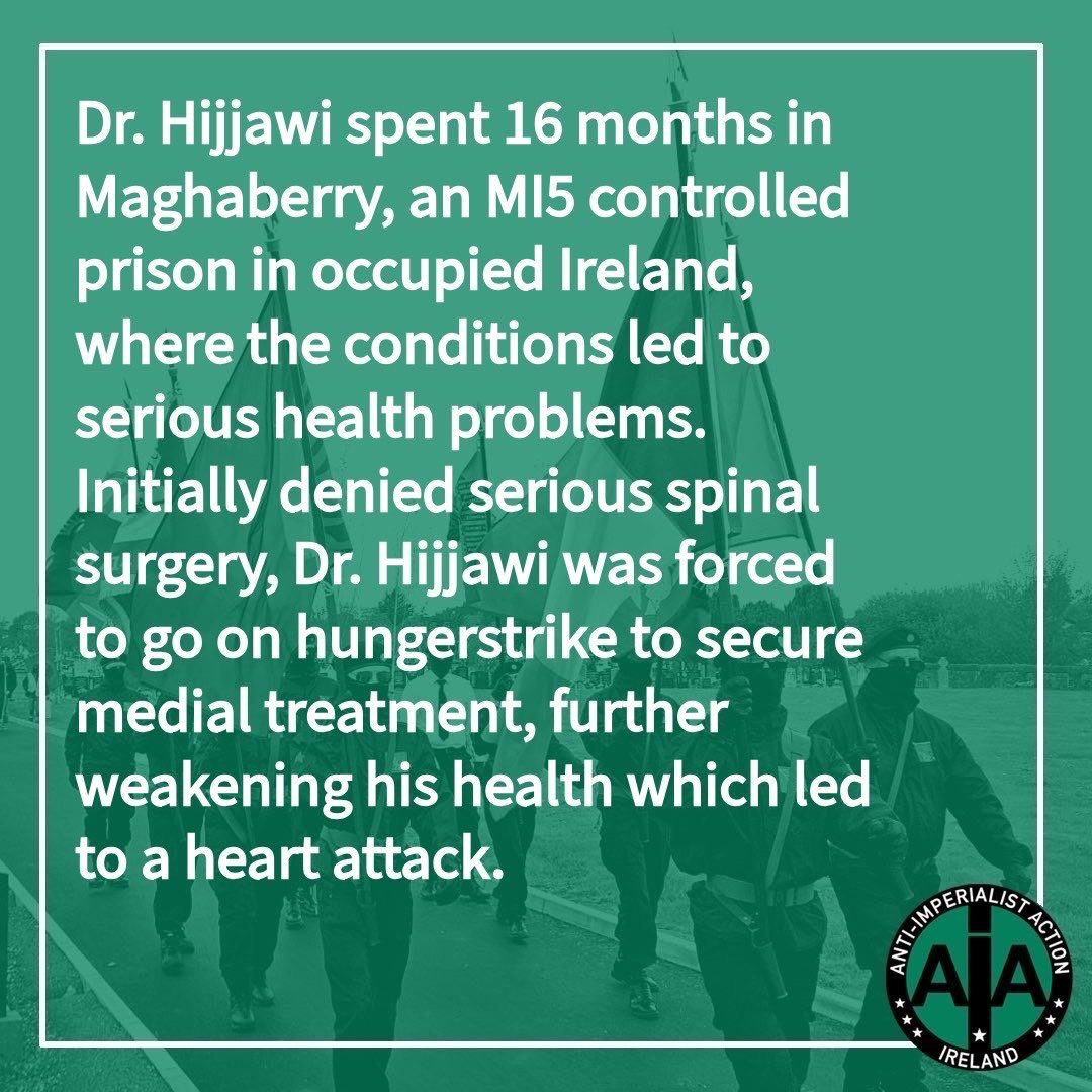 1/2 Support Dr.Issam Hijjawi Bassalat and All Irish Republican Prisoners!