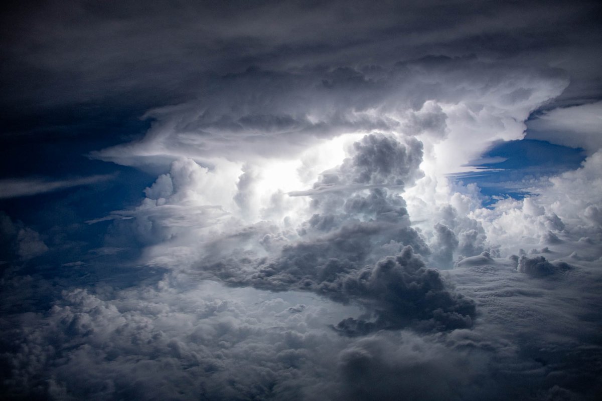 Another perspective of the same Caribbean storm from a few days ago