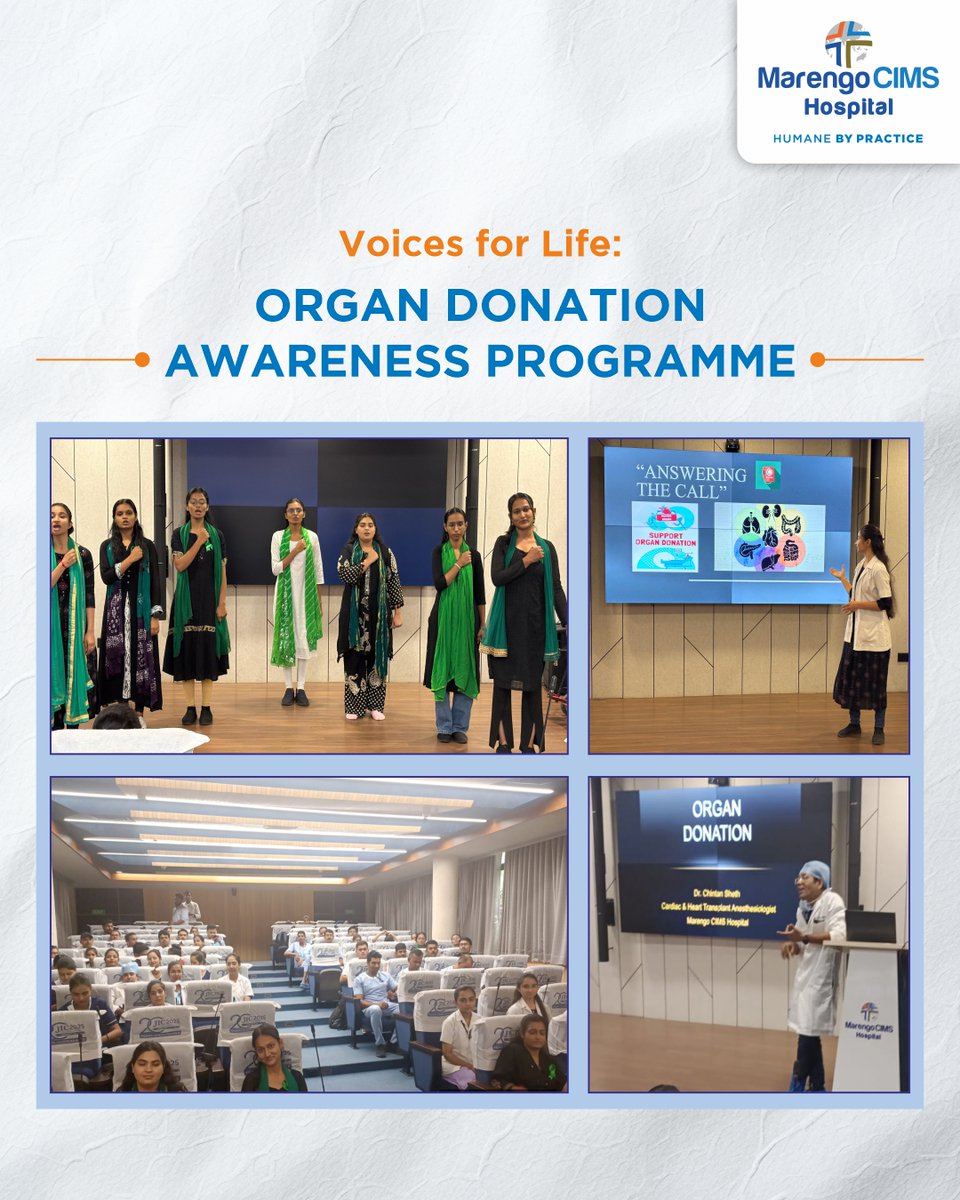 Voices for Life: Organ Donation Awareness at Marengo CIMS Hospital.

From moving performances to thought-provoking discussions, our Nursing and Transplant teams came together to champion a life-saving mission.

#MarengoCIMSHospital