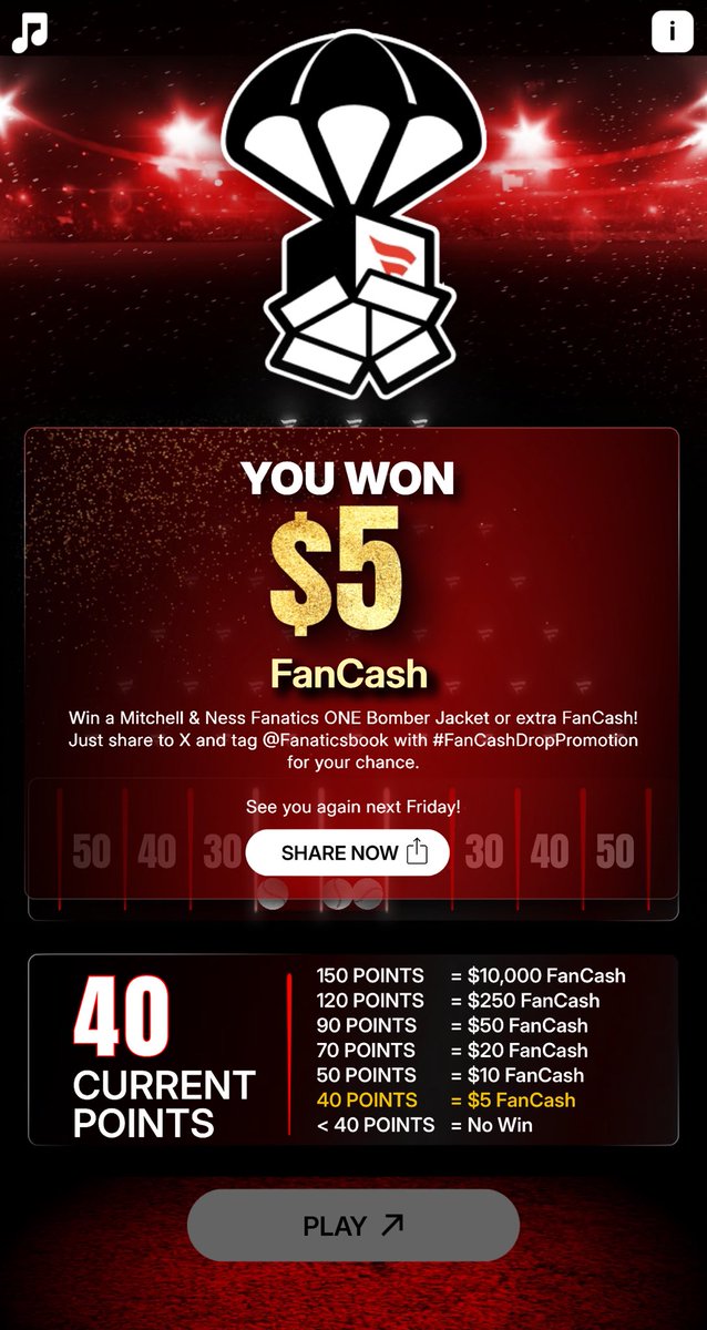 FoCo_Dreamer's tweet photo. Play the #FanCashDropPromotion today

⁦@FanaticsBook⁩  https://t.co/eQOq1OUC4u https://t.co/wFymZSDYpS