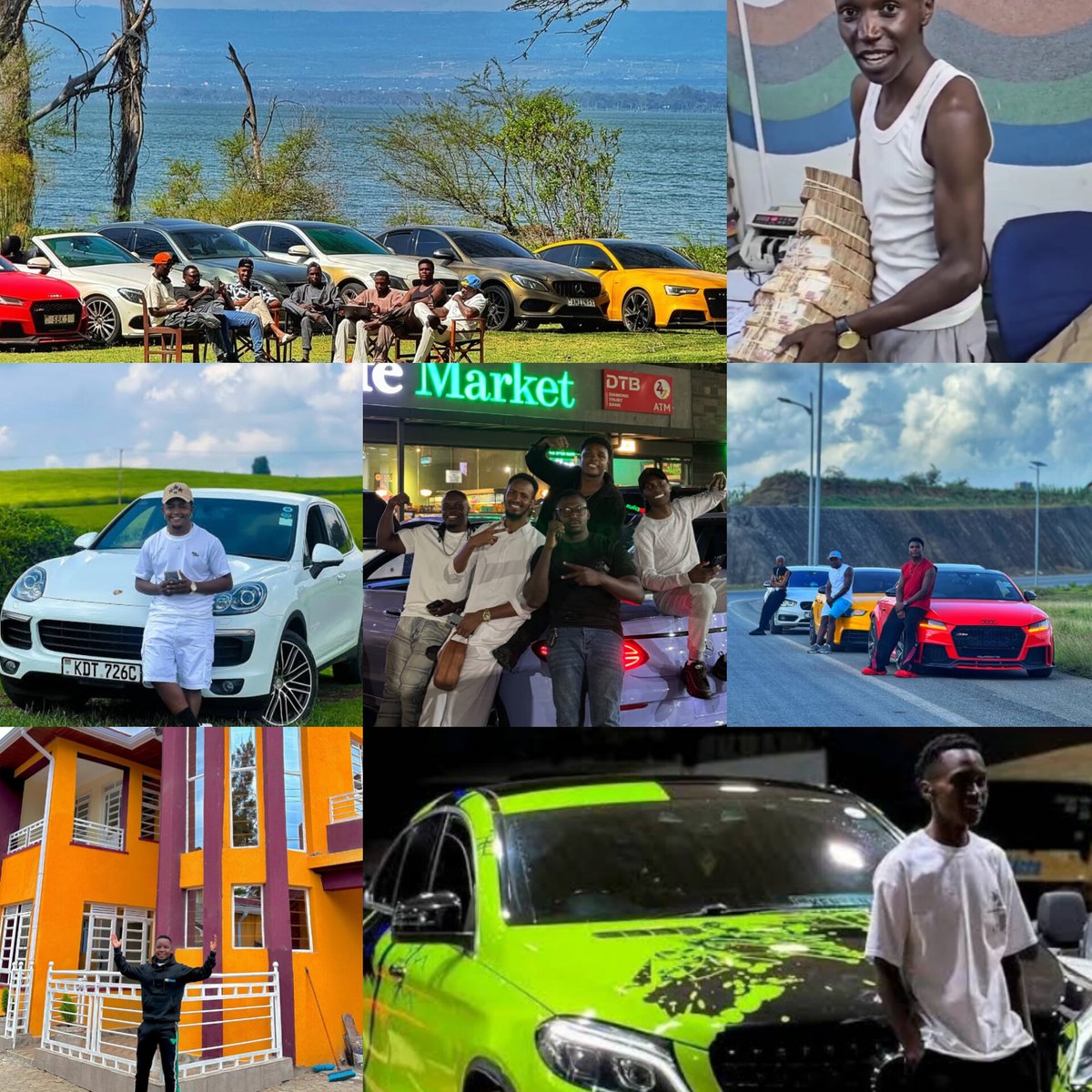 Inside the Flashy Luxurious Lifestyle of The Self Proclaimed Kenya's Riches Forex Traders — Cars, Cash &amp; Controversy👇 🧵