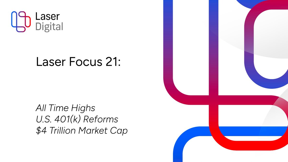 Bitcoin hits a new all-time high at $124,598, while Ethereum breaks $4,700  💎 401(k) reforms, record ETF inflows, and a $4T crypto market cap are  reshaping the digital asset landscape Policy meets
