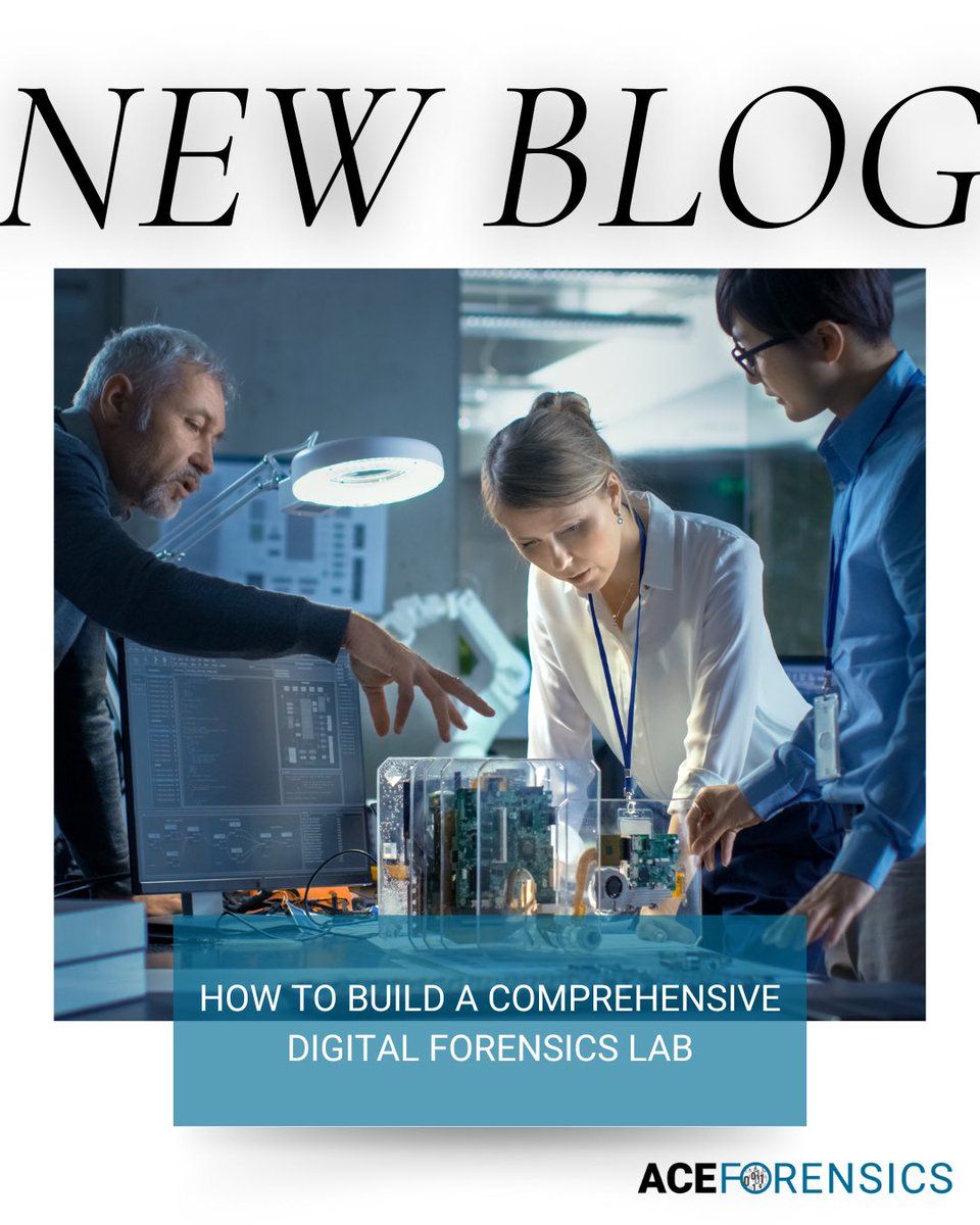 AceForensicsUS's tweet image. Your step-by-step guide to building a digital forensics lab.
 
Check out the full blog post here! acecomputers.com/forensics/blog…

#DigitalForensics #CyberSecurity #ForensicWorkstation 
#Cybercrime #ForensicsLab
