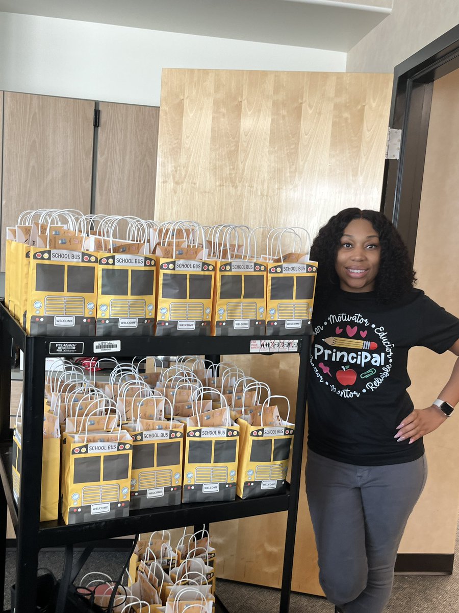 We are grateful to all of our staff members who survived the first 10 days of school! To celebrate, everyone was treated to a Panther Survival Kit! 🐾🚌#DestinationExcellence <a href="/TiambiWalker/">Tiambi Walker</a> <a href="/CJohnsonCST/">Candice E. Johnson, Ed.S</a> <a href="/DrAShowers/">Alyse Showers, Ed.D.</a>