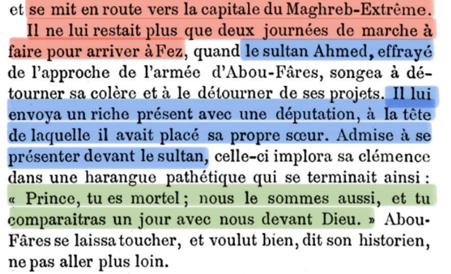 Sedouikech's tweet photo. Le sultan Abu Faris Al  Azziz le hafside de constantine 🇩🇿 a pénétrer dans le Maghreb El Aqsa (1423)

L’humiliation du Sultan merinide 🇲🇦 ne ces pas fait attendre après la prise de Taza et l’arrivée des troupe hafside à Fès, ces dernier deviennent vassal jusqu’au Beni Watass https://t.co/3X3tSZO6mA