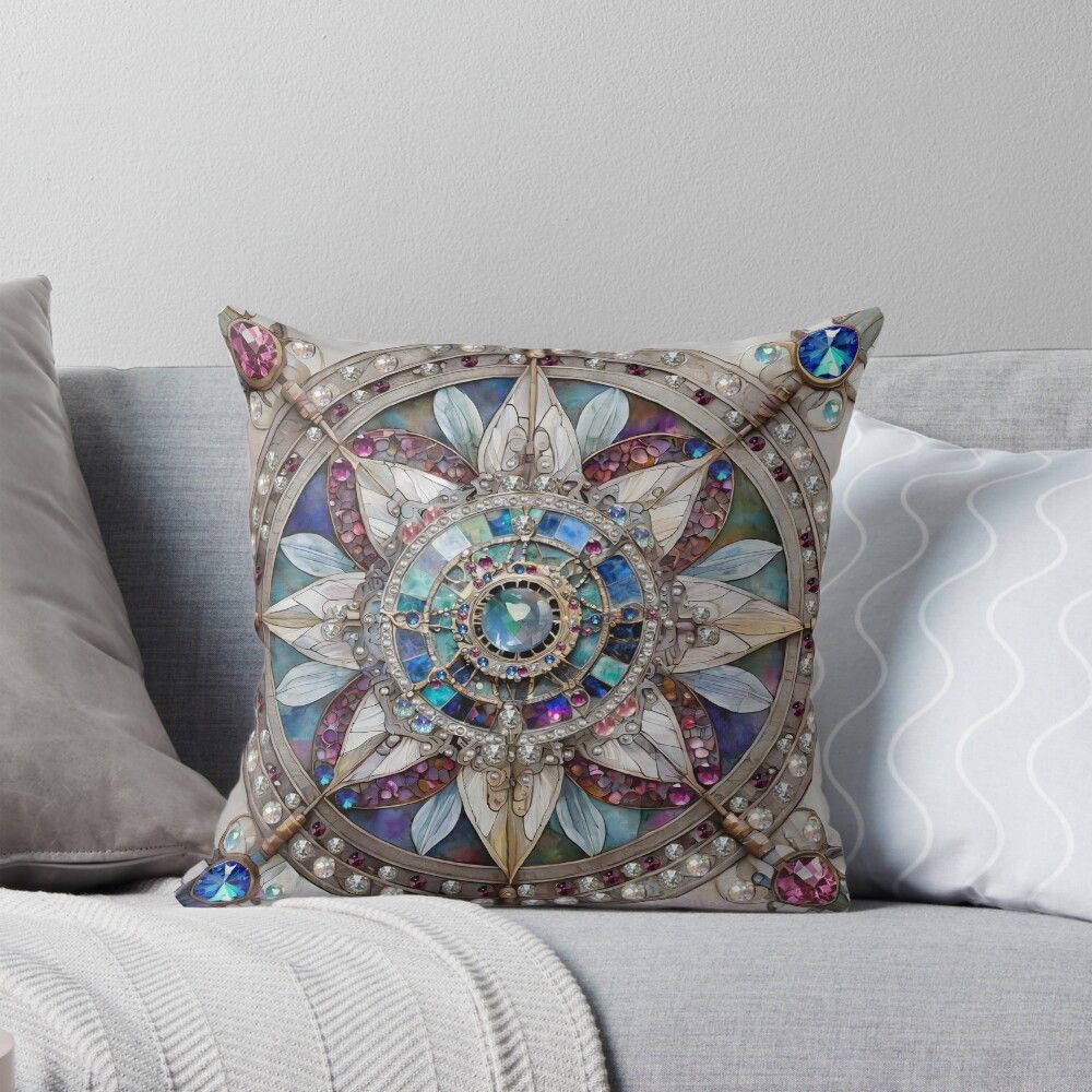 💎🩷💎🩷💎🩷💎 
Pink and Blue Sapphires Diamonds Pearls #mandala #pillow 
redbubble.com/shop/ap/158709…

 #RBandME: #findyourthing #redbubble #art, #photography, #mixedmedia and, digital designs in one store #gifts #giftideas