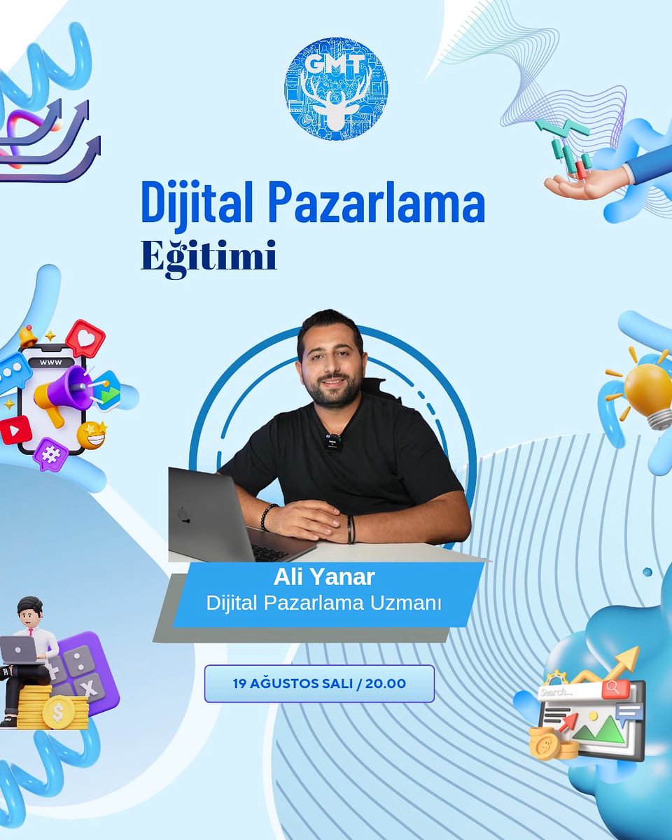 Genç Mühendisler Topluluğu Yaz Dönemi eğitimlerine devam ediyor! ✨

"Dijital Pazarlama" eğitimimiz ile karşınızdayız. 🤩💙

Daha fazla bilgi için @gmthacettepe Instagram hesabımızı ziyaret etmeyi unutmayın!