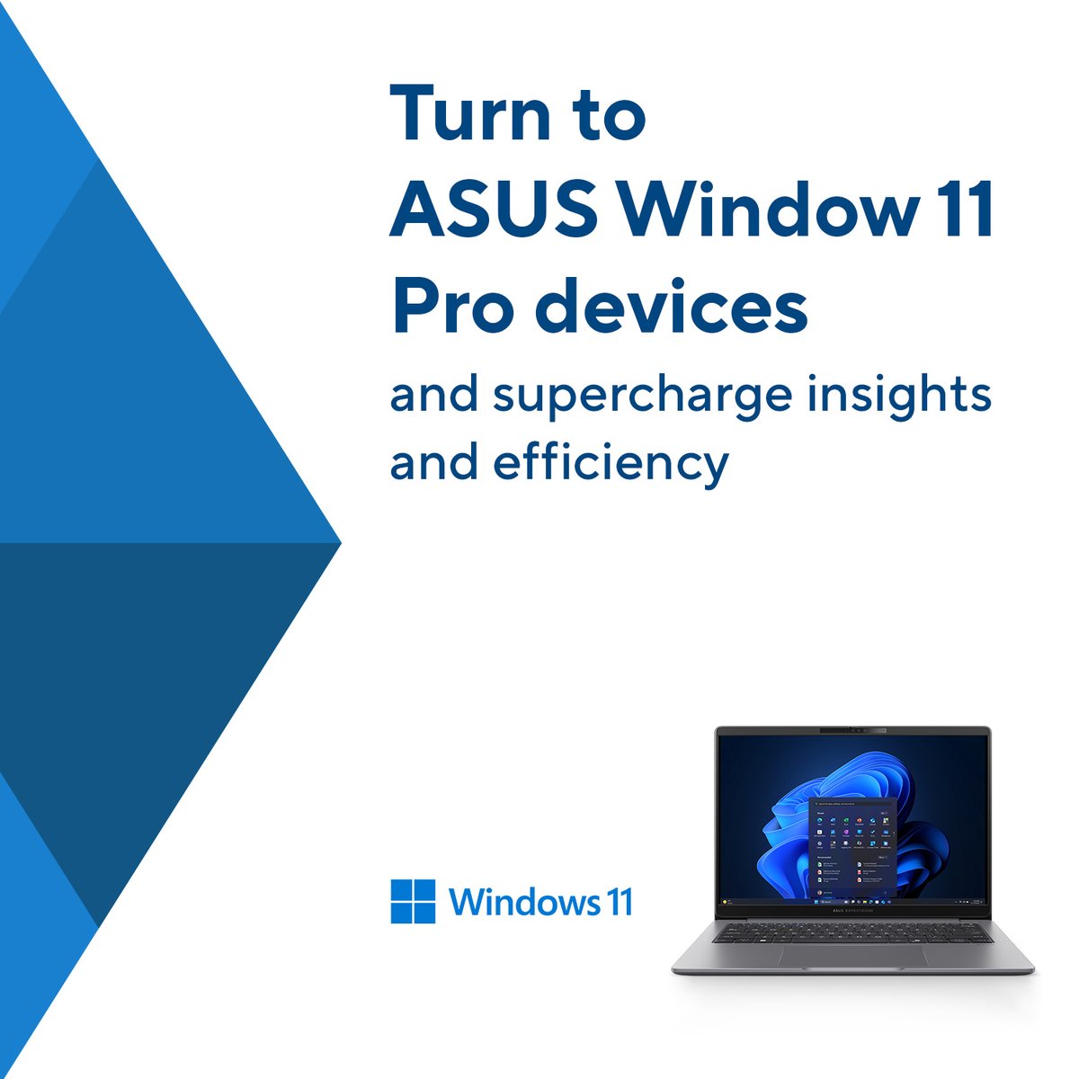 🚨 Windows 10 support is ending. Is your business ready?
72% of SMBs see AI as a competitive edge. Don’t let outdated tech slow you down.
Upgrade with #ASUSBusiness Windows 11 PCs to
✅ Automate smarter
✅ Boost productivity
✅ Strengthen security

More on us.asus.click/asuswin11