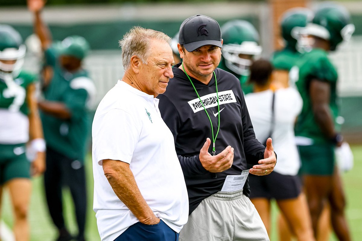 Thankful and blessed to have these two coaches leading our programs with integrity and dignity. #GoGreen