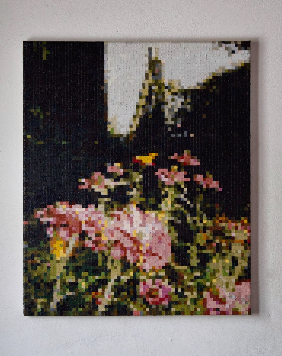 i've to start selling my physical paintings cuz i need the space in my room/studio. if anyone is interested, pls let me know! 
really friendly prices (shipping will probably be more expensive).