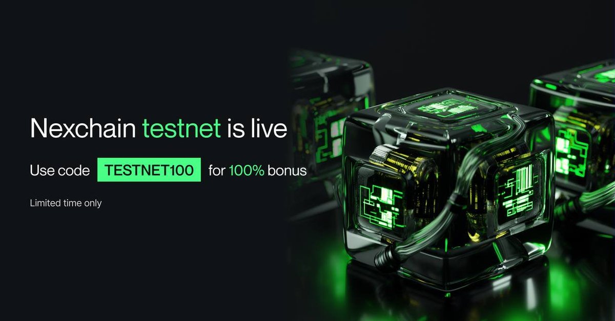 lebron_gains's tweet photo. Big news from @nexchain_ai - the Testnet is now live, marking a huge step toward Mainnet!

To celebrate, they’re giving away an exclusive, one-time promo code: TESTNET100 - get a 100% bonus on purchases. Limited-time offer, so don’t wait!
🔗 https://t.co/LwvZcwo6C7

Nexchain is an AI-powered Layer 1 blockchain with hybrid consensus, self-optimizing smart contracts, and ultra-low $0.001 transaction fees.

Presale is already in stage 25 with $8.7M raised.

📅 Next Friday, the team unveils their brand-new development roadmap. Grab the bonus before it’s gone!