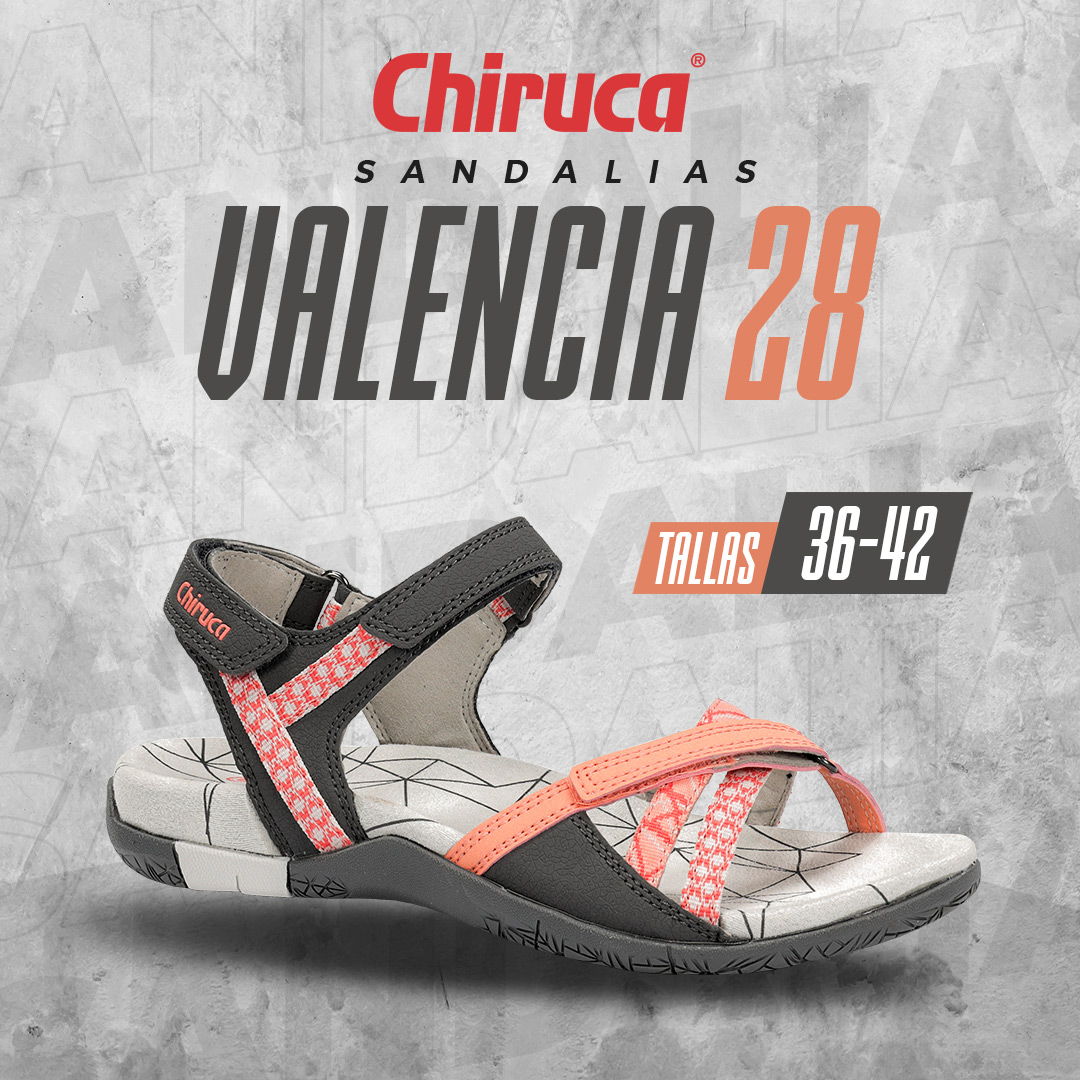 ¡Ligereza y agarre seguro para rutas veraniegas!
Corte sintético/textil, entresuela EVA con microfibra y suela de caucho.
Solo 178 g (talla 38): comodidad y tracción para cada paso.

➡️ chiruca.com/categoria/sand…