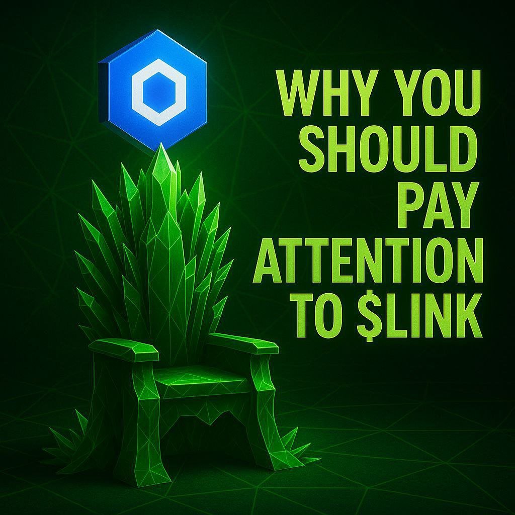 $LINK might be one of the best large-caps play this cycle.

From narrative to demand, everything is aligning together for Chainlink.

Here's why you should pay attention to LINK: 🧵👇