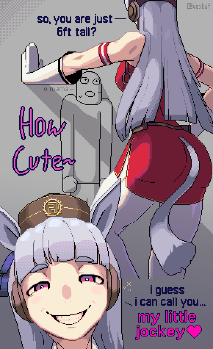 To ride on the shoulders, right?

#ウマ娘